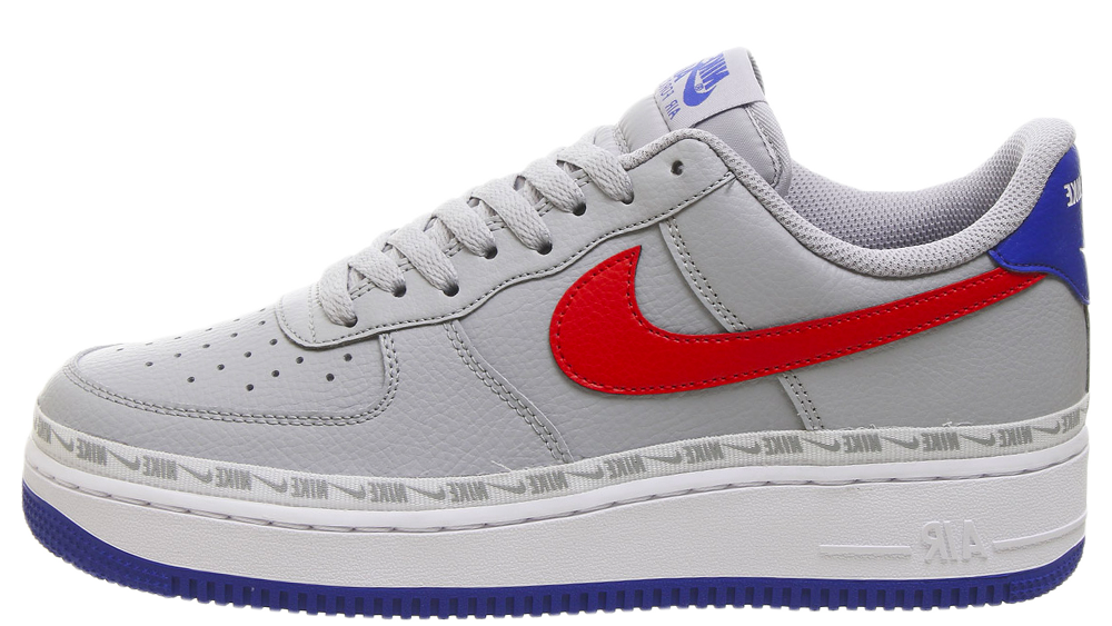 Nike Air Force 1 07 Grey Blue Ribbon