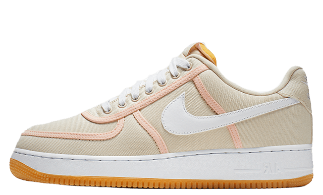 nike air force 1 beige and pink