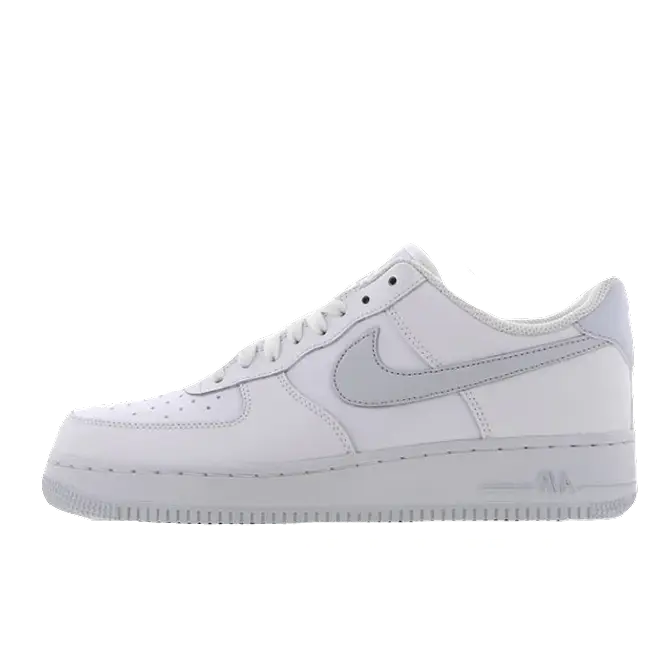 Nike air force 1 white pure platinum metallic silver hotsell