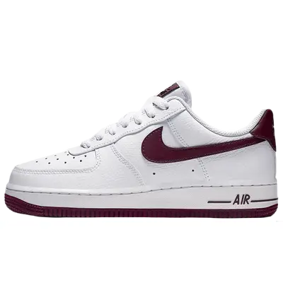 Air force 1 2024 white and maroon