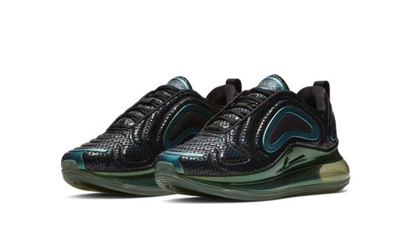 Nike Air Max 720 GS Black Laser Fuchsia