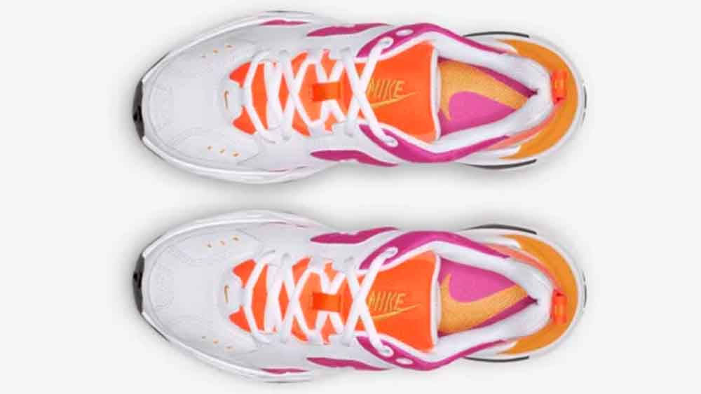 nike m2k tekno white pink orange