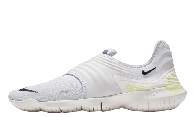 nike free rn flyknit all white