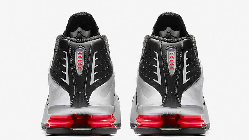 Nike Shox R4 Silver Red