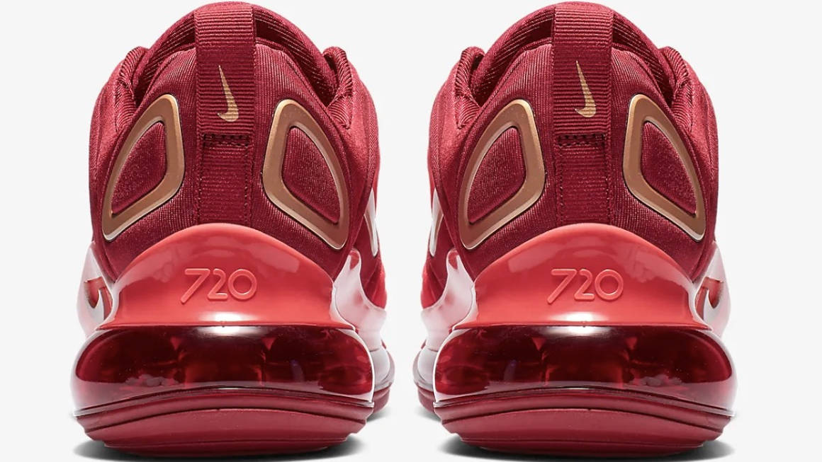 Nike's Air Max 720 Goes Regal In Red And Gold | The Sole Supplier