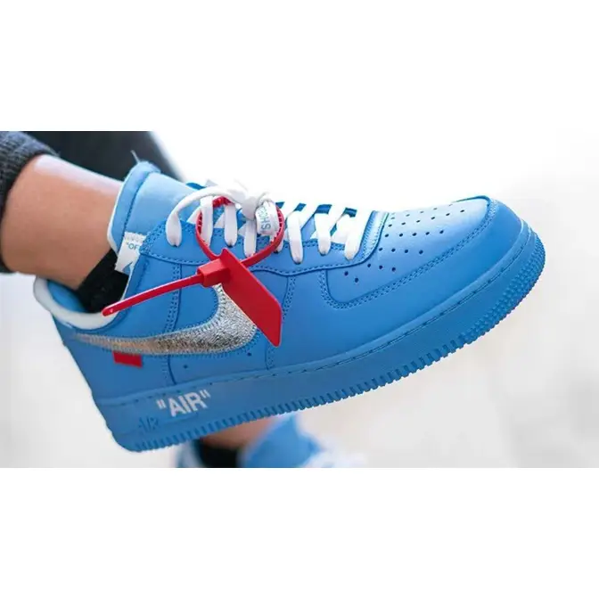 Nike Air Force 1 Low Off-White MCA University Blue Men's Size 9.5  (CI1173-400)