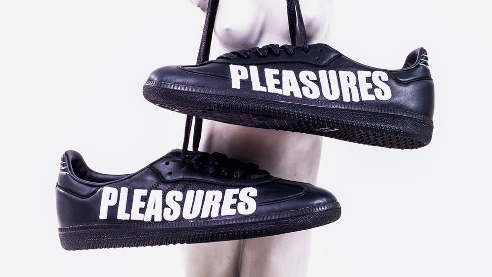 The PLEASURES x adidas Consortium Samba Gets A Wider Release