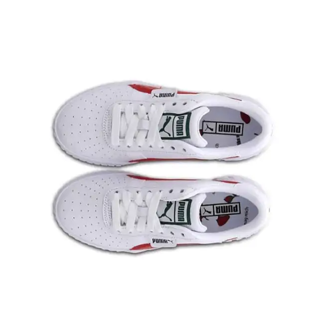 Puma california red outlet white