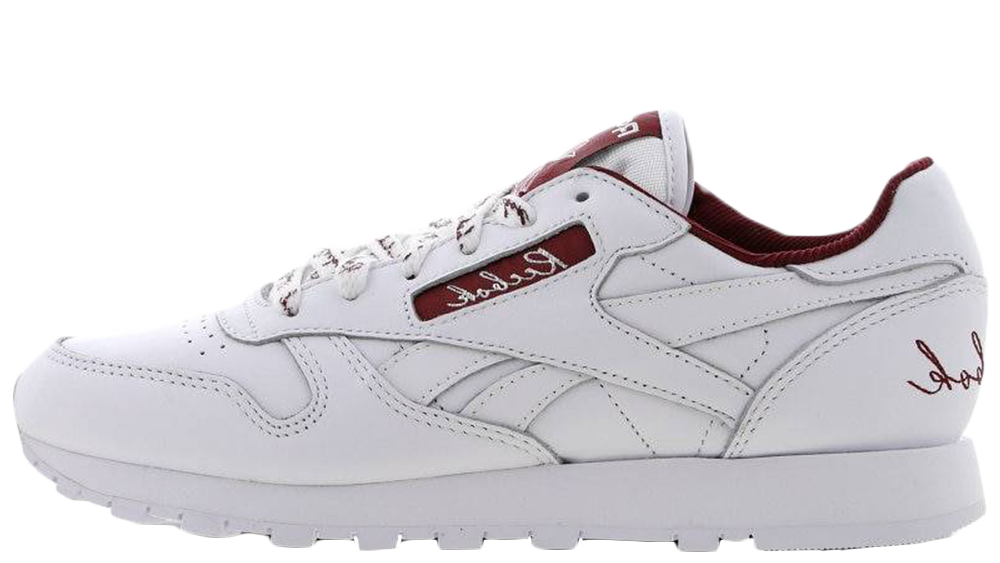 Reebok classic clearance leather scripted