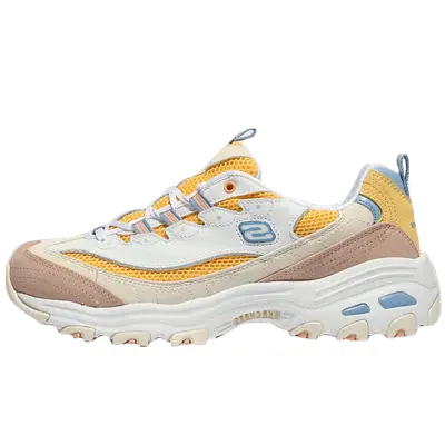 Skechers D Lites Second Chance White Yellow