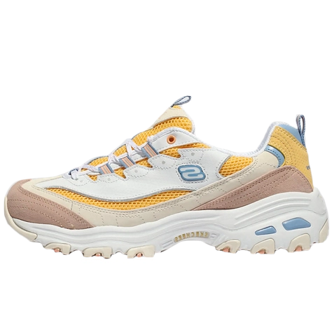 Skechers D'Lites Second Chance White Yellow