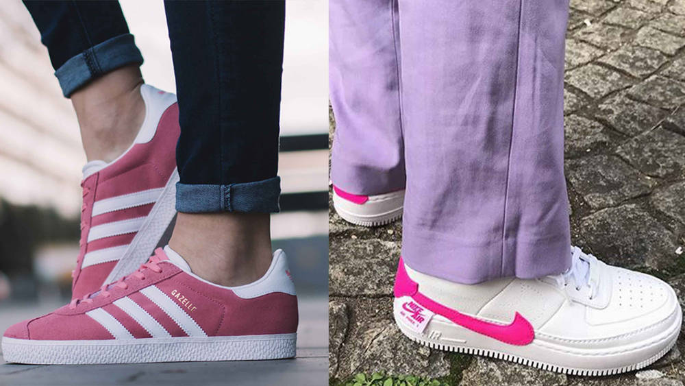 Spring sneakers feature