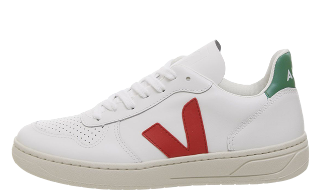 Veja V-10 White Green Red