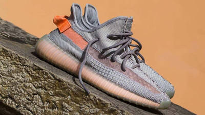 yeezy grey and peach