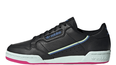 adidas Continental 80 Black Blue Womens adidas Continental 80 Black Blue Womens