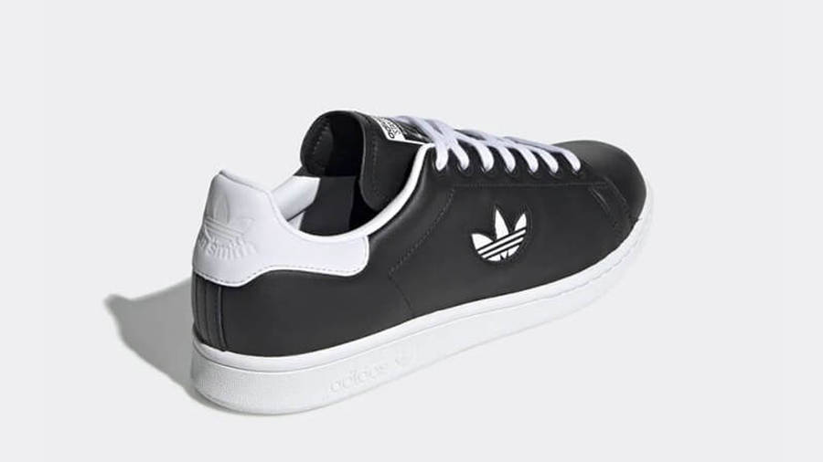stan smith black with white sole