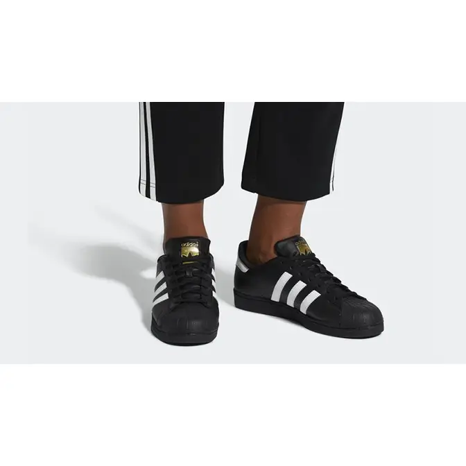 Buty adidas superstar outlet foundation core black (b27140)