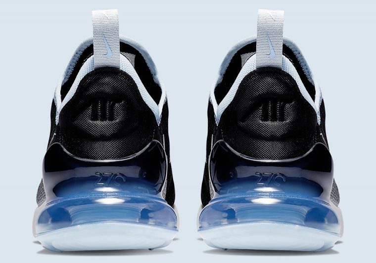 nike air max 270 black silver blue 