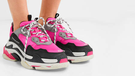 A Splash Of Pink Steals The Show In Balenciaga's Latest Triple S Design