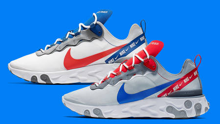 Branded Tape Brings Logomania To Nike's React Element 55
