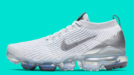 Silver Accents Add Shine To Nike’s Vapormax Flyknit 3.0