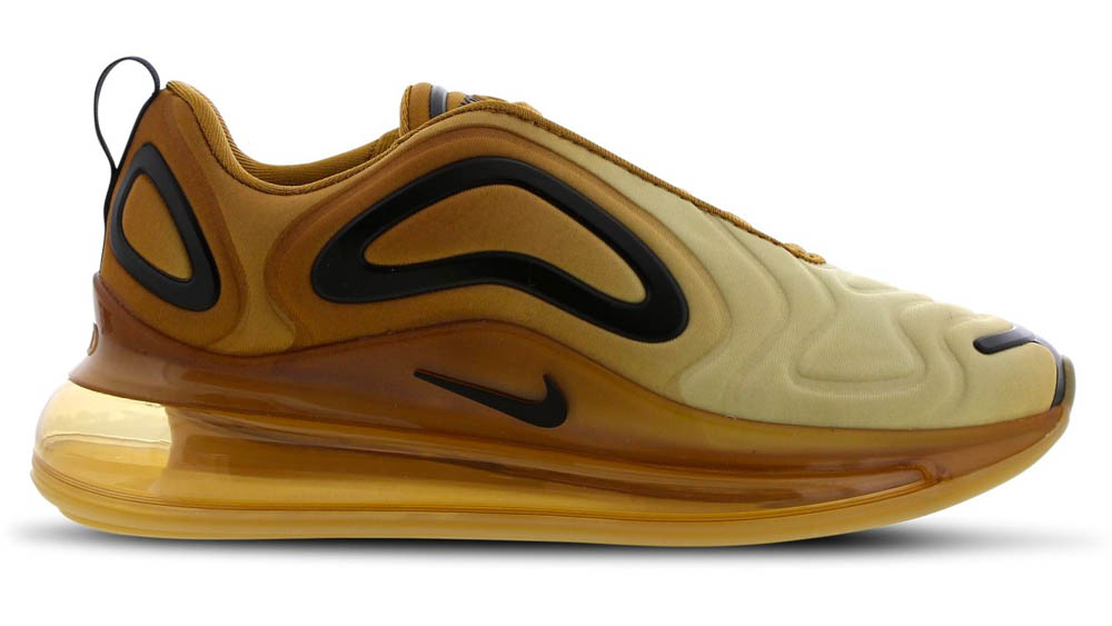 air max 720 gold on feet