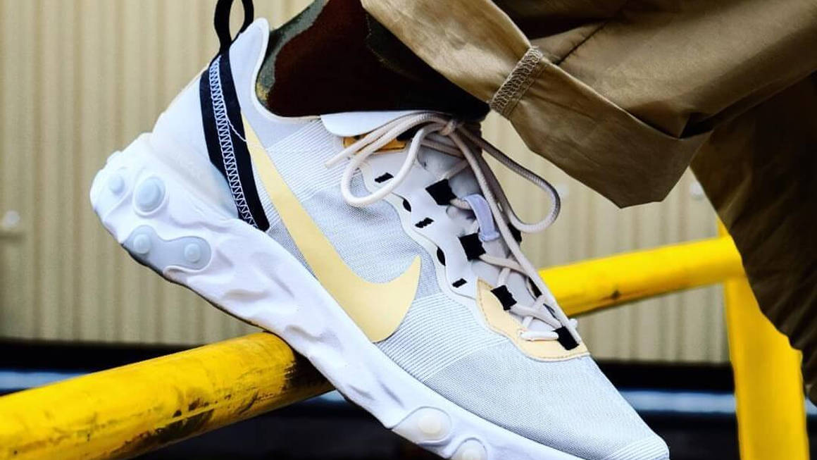 Plano lealtad Al por menor The Nike React Element 55 'Pale Vanilla' Launched Early At Footasylum | The  Sole Supplier