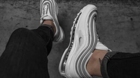 Available Now: Take An Up-Close Look At The Nike Air Max 97 'Grey White'