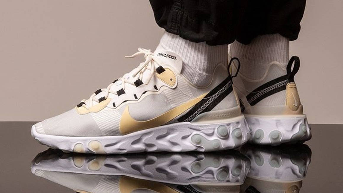 Plano lealtad Al por menor The Nike React Element 55 'Pale Vanilla' Launched Early At Footasylum | The  Sole Supplier