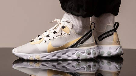 The Nike React Element 55 'Pale Vanilla' Launched Early At Footasylum