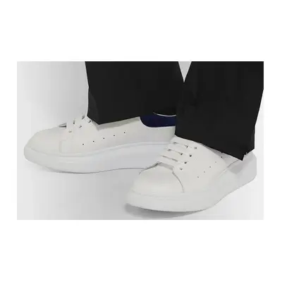 Alexander McQueen Exaggerated Sole White Blue