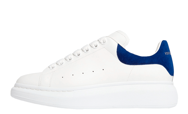 Alexander McQueen Exaggerated Sole White Blue