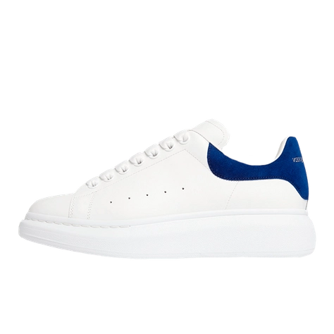 Alexander McQueen Exaggerated Sole White Blue