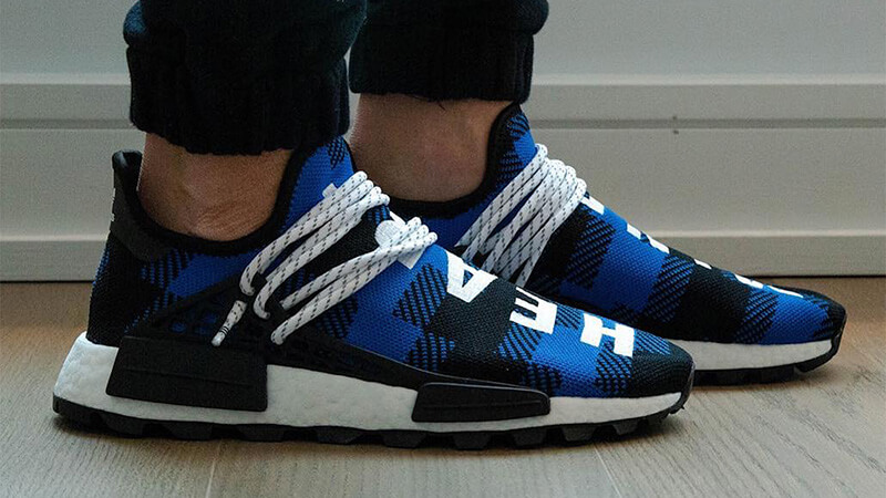 BBC x adidas NMD Hu Pharrell Blue Plaid 