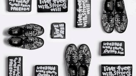 The COMME des GARCONS x Vans Authentic Gets The All-Over-Print Treatment The COMME des GARCONS x Vans Authentic Gets The All-Over-Print Treatment
