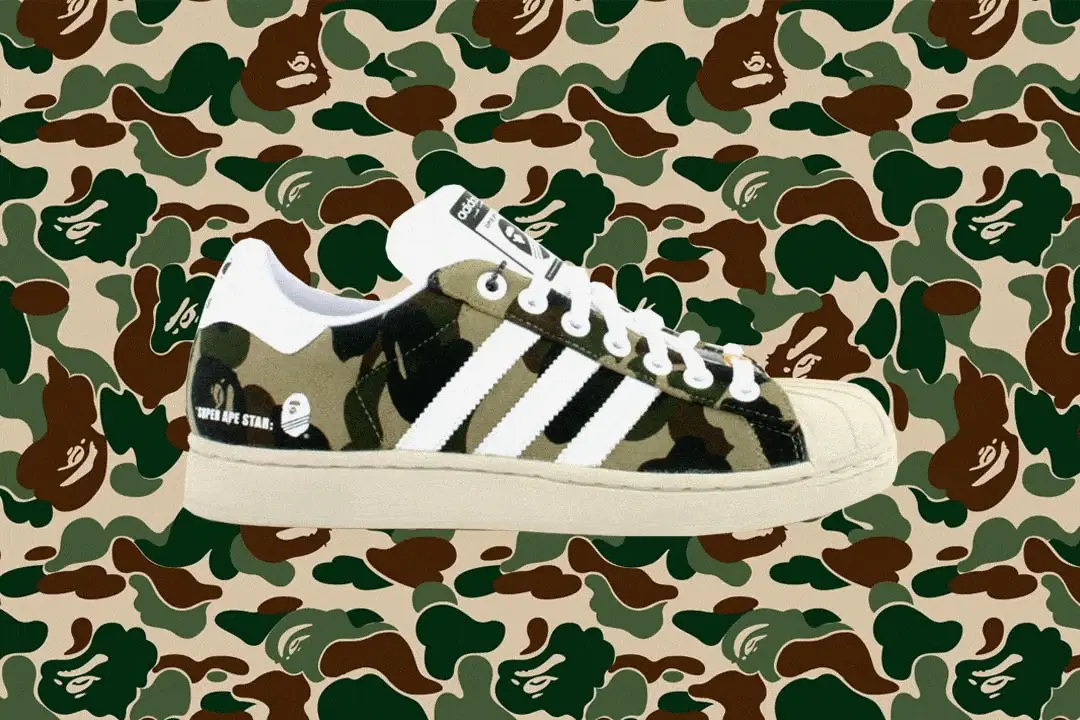 Adidas 2024 collab bape