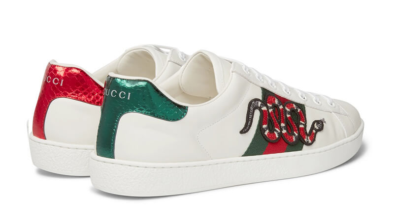gucci ace sneakers back