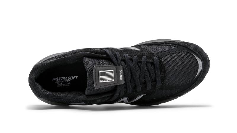 New Balance M990V5 Black Silver Middle