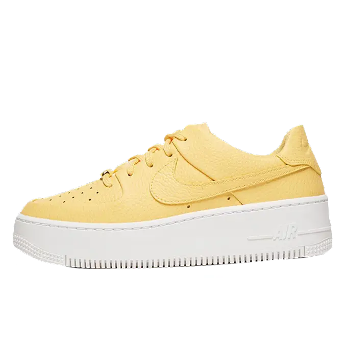 Nike Women's Air Force 1 Sage Low Topaz Gold/White - AR5339-700