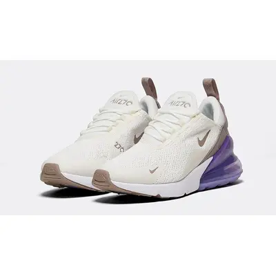 Nike women's air max 270 trainer sail / pumice / space purple best sale