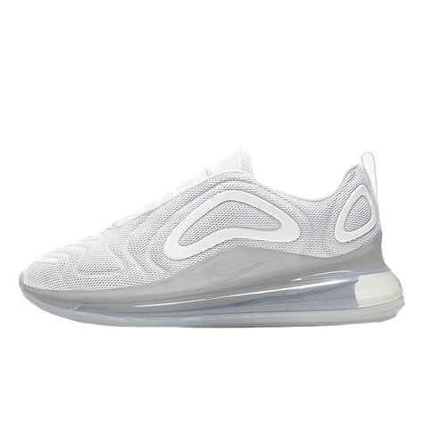 Nike Women's Air Max 720 White/Metallic Platinum-Pure Platinum - AR9293-101