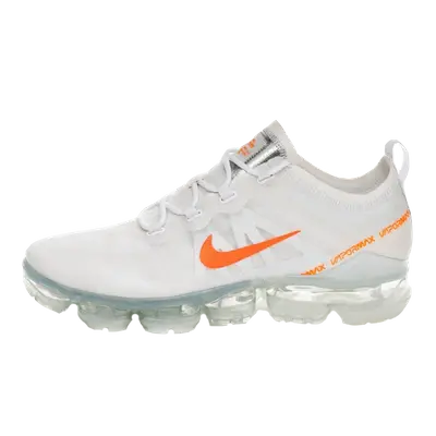 Nike air vapormax 2019 (white outlet / total orange - cool grey)