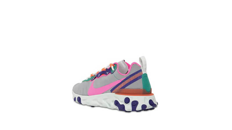 nike react element 55 pink multi