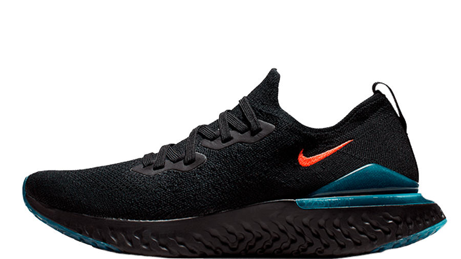 nike epic react flyknit 2 black mens