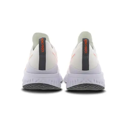 Nike Epic React Flyknit White Orange