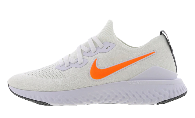Nike Epic React Flyknit White Orange 