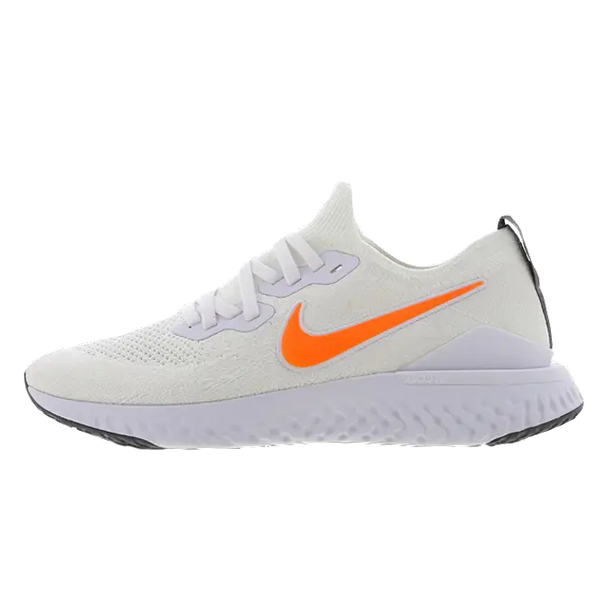 Nike Epic React Flyknit White Orange | CI6401-100