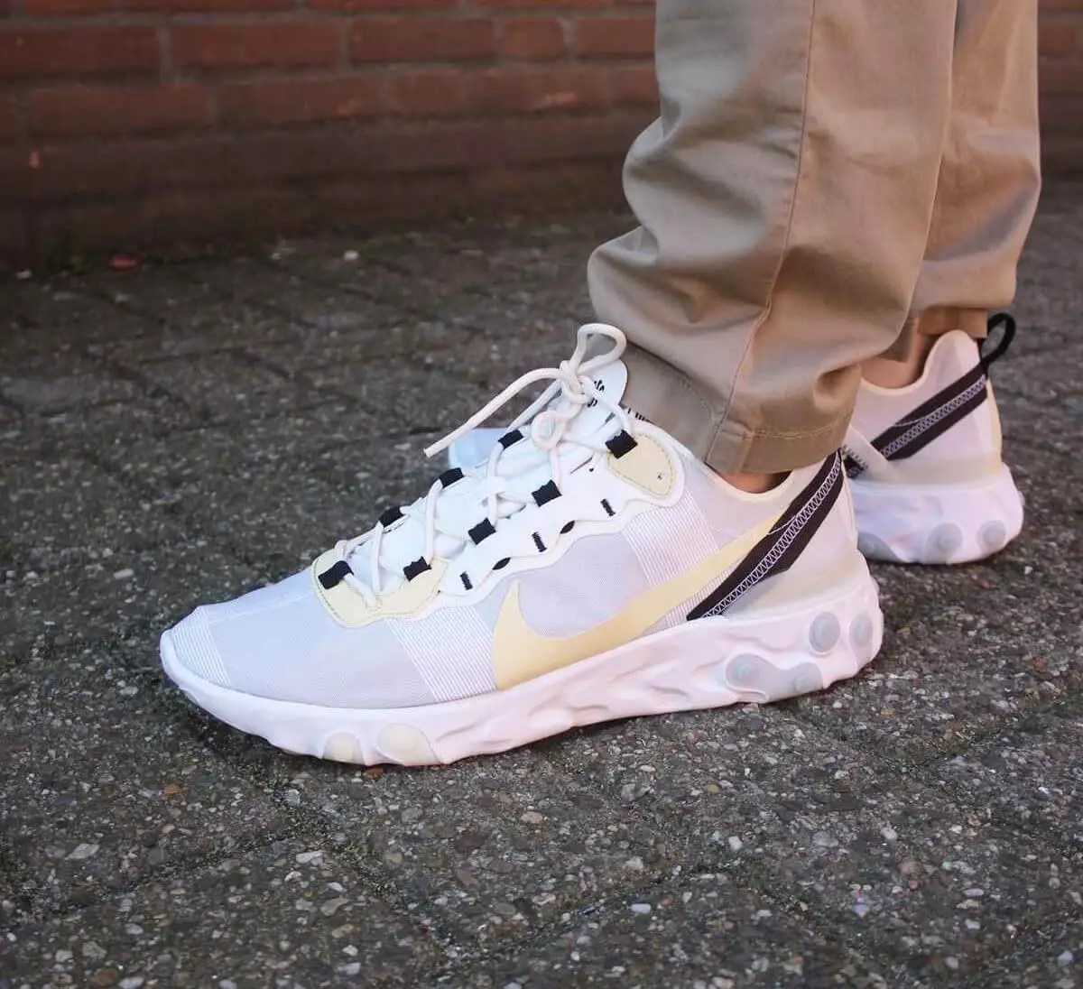 The Nike React Element 55 'Pale Vanilla' Launched Early At Footasylum ...