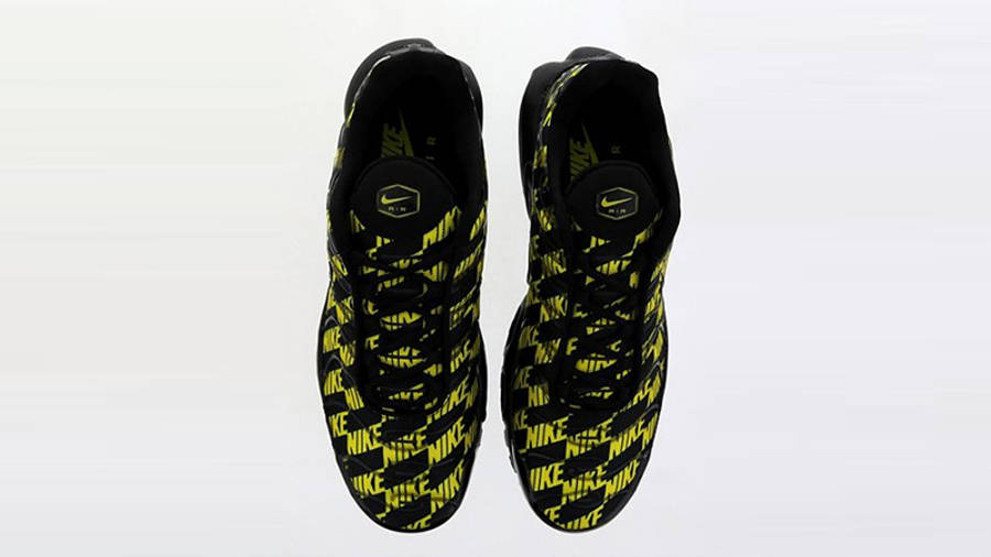 yellow and black nike tn