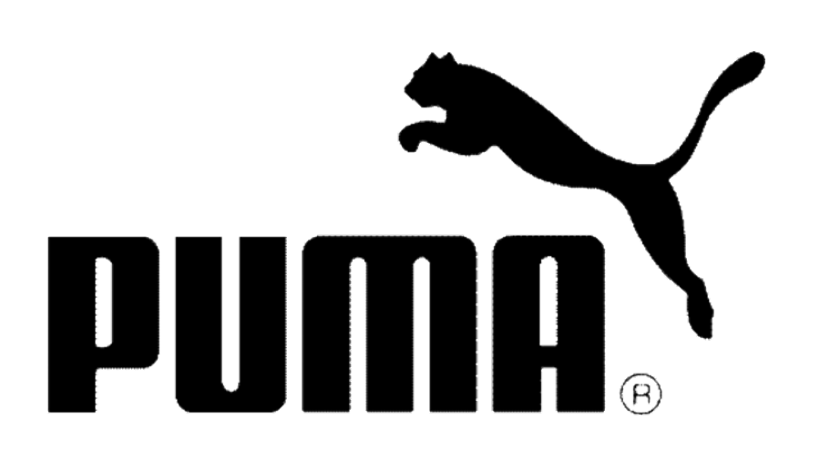 orange black and white pumas